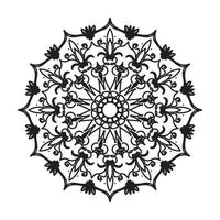 Mandalas for coloring book. Decorative round ornaments. vector