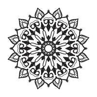 Mandalas for coloring book. Decorative round ornaments. vector