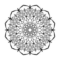 Mandalas for coloring book. Decorative round ornaments. vector