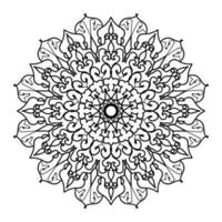 Mandalas for coloring book. Decorative round ornaments. vector