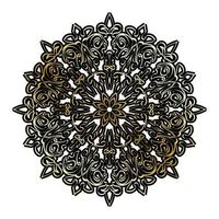 Vector round abstract circle. Luxury Mandala style.