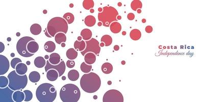 Bubble abstract background with red and blue design vector