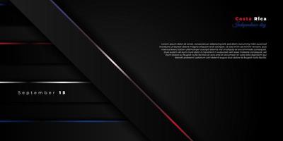 Geometric abstract background with red, blue, and dark design vector