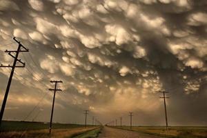 nubes de tormenta saskatchewan foto