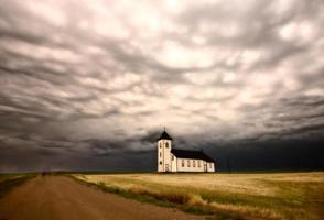 Cloudy Saskatchewan day photo