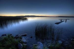 Northern Lake evening photo