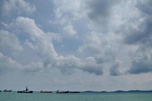 Various ship activities at the Port of Sri Bintan Pura in the city of Tanjung Pinang namely on the west coast of the island of Bintan photo
