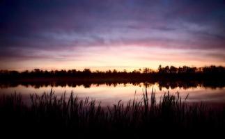 Sunrise on Northern Lakes Manitoba photo