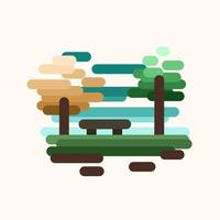 Simple nature illustration vector