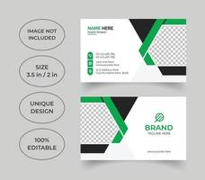 Modern professional business card design vector