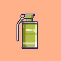 Game theme smoke illustration vector