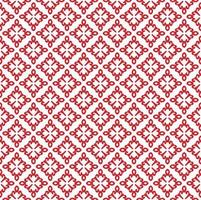 Red and white color seamless pattern texture and template. Multicolored. Colorful ornamental graphic design. vector