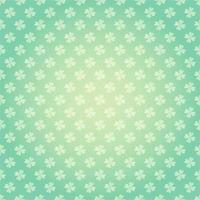 Saint Patricks Day seamless pattern with clover shamrock Vector cartoon colorful spring background