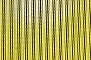 metal grate or perforated sheet metal painted yellow photo