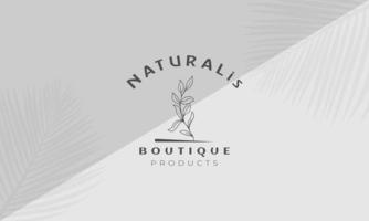 logotipo dibujado a mano con elementos florales botánicos con flores silvestres y hojas. logo para spa y salón de belleza, boutique, tienda orgánica, boda, diseñador floral, interior, fotografía, cosmética. vector