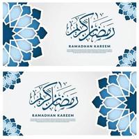 ramadan kareem fondo islámico con mandala y adorno. ilustración vectorial vector