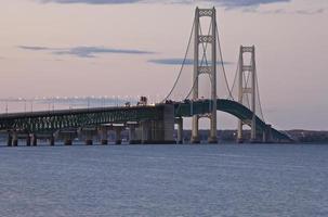 puente de la ciudad de mackinaw michigan foto