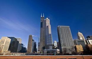 centro de la ciudad de chicago foto