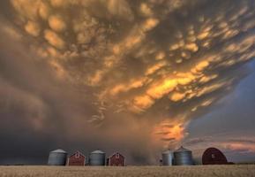 Sunset Storm Clouds Canada photo