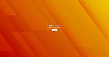 orange background with abstract square shape, arrow, dynamic and sport banner concept. vector