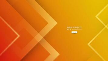 orange background with creative overlap square shape, modern banner concept vector. vector