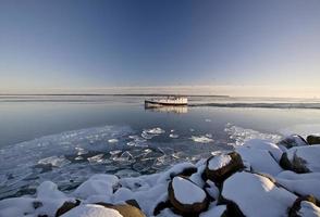 Lake Superior in Winter photo