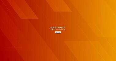 orange background with abstract square shape, arrow, dynamic and sport banner concept. vector
