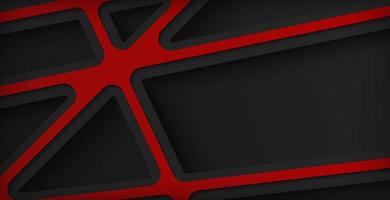 black and red background with crossing line, solid line background concept. vector