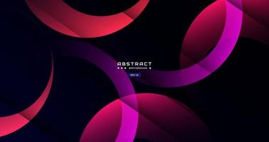 colorful gradient background with abstract round shape cirlcle, arrow, dynamic and sport banner concept. vector