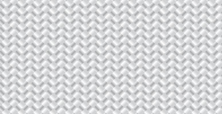 Panoramic Silver Gradient Metal Wicker Background, Repeating Elements - Vector