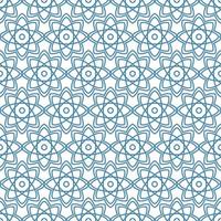 Islamic abstract ornament seamless pattern design vector