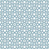 Islamic abstract ornament seamless pattern design vector