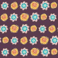 Abstract Floral Seamless Pattern Background vector