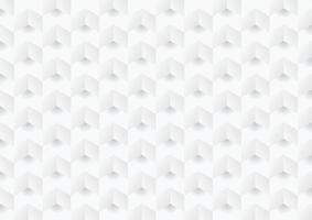 Abstract white and grey geometric background texture vector