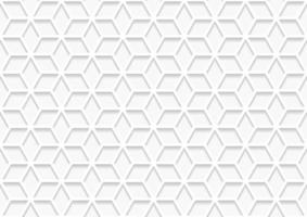 Abstract white and grey geometric background texture vector