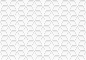 Abstract white and grey geometric background texture vector