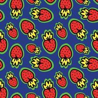 Seamless pattern with berries. Vector illustration