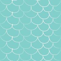 Mermaid texture seamless repeat pattern vector