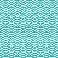 japanese wave seamless pattern background vector