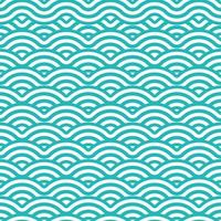 japanese wave seamless pattern background vector