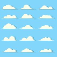 conjunto de vectores de nube
