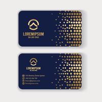 Business card template and name card design vector