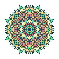 Ethnic Mandala Round Ornament Pattern vector