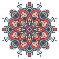 Ethnic Mandala Round Ornament Pattern vector