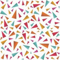 Triangle seamless pattern background with colorful vector