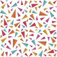 Triangle seamless pattern background with colorful vector