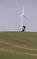 Wind Turbine and Oil Pump photo