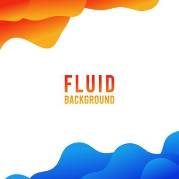Modern Fluid Gradient Colors Abstract Background vector