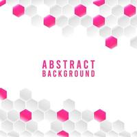 Abstract Geometric Shape Hexagon Background vector