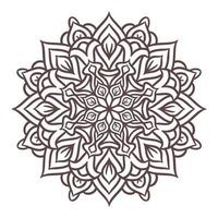 Ethnic Mandala Round Ornament Pattern vector